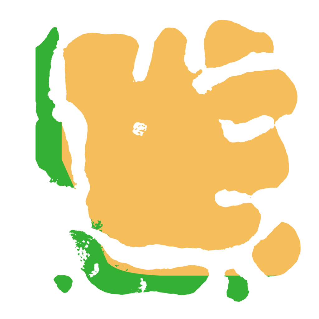 Biome Rust Map: Barren, Size: 3500, Seed: 1503271937