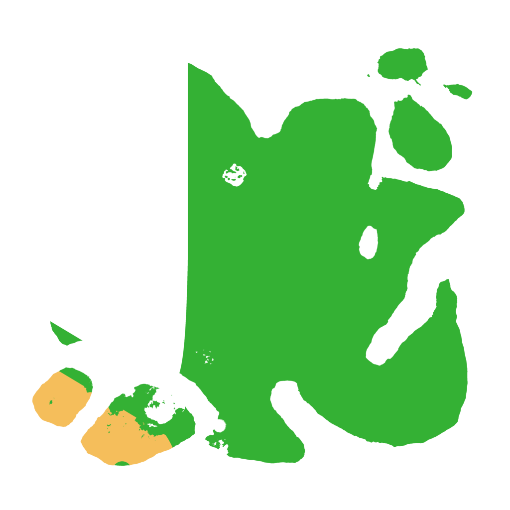 Biome Rust Map: Barren, Size: 3500, Seed: 1656469186