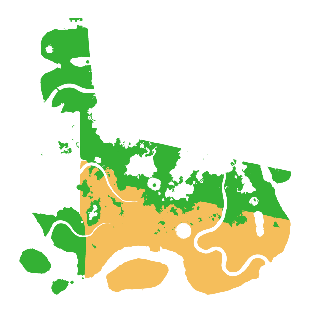 Biome Rust Map: Procedural Map, Size: 3700, Seed: 903860605