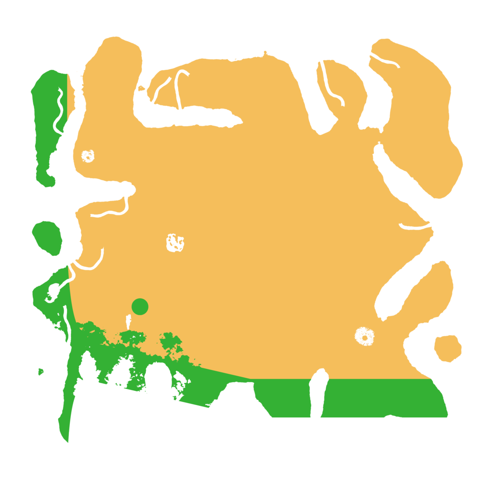 Biome Rust Map: Procedural Map, Size: 3950, Seed: 770851182