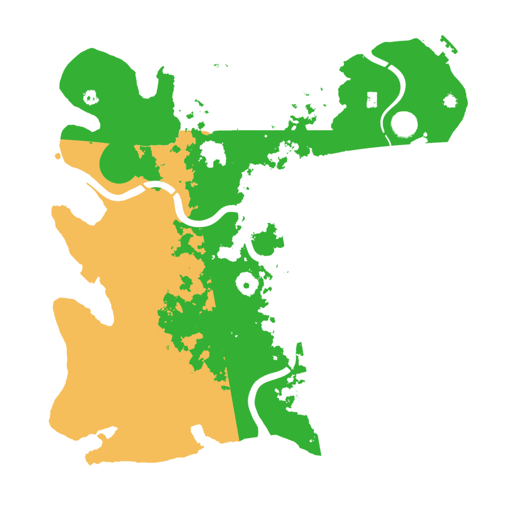 Biome Rust Map: Procedural Map, Size: 3500, Seed: 2046455280