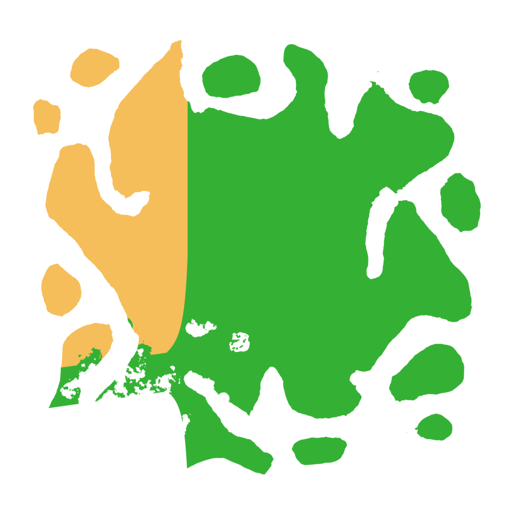 Biome Rust Map: Barren, Size: 3700, Seed: 2050084596