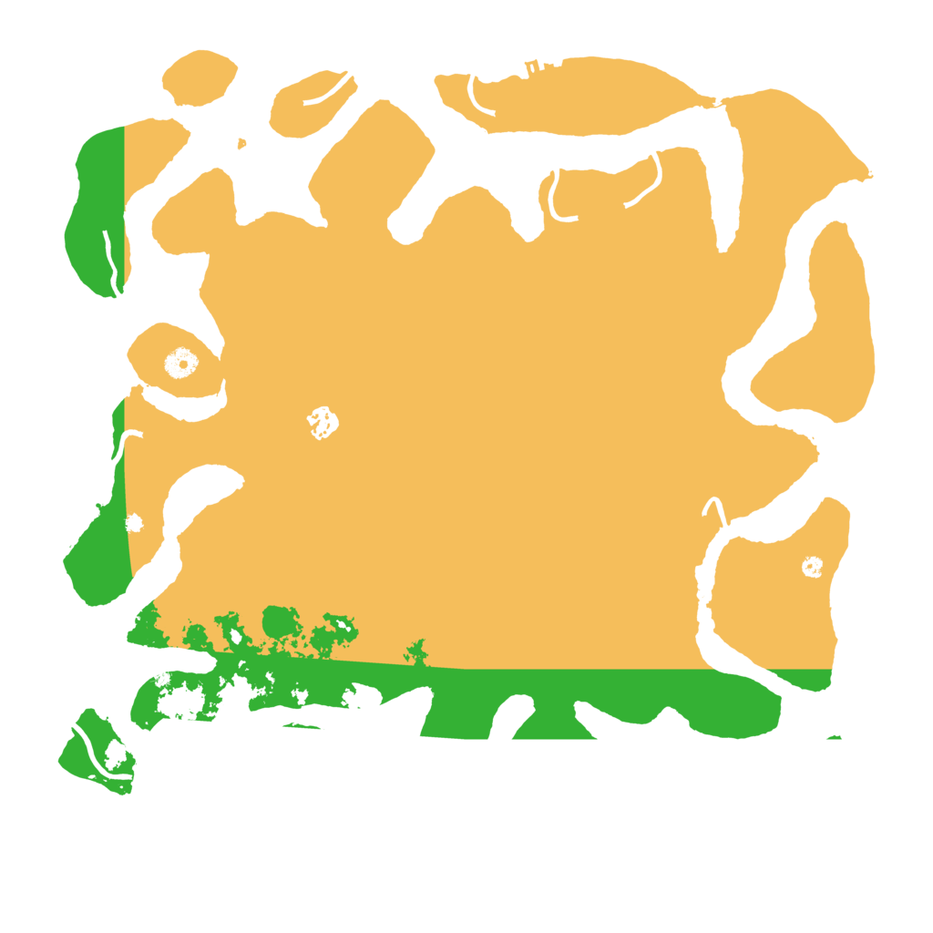 Biome Rust Map: Procedural Map, Size: 4500, Seed: 635457