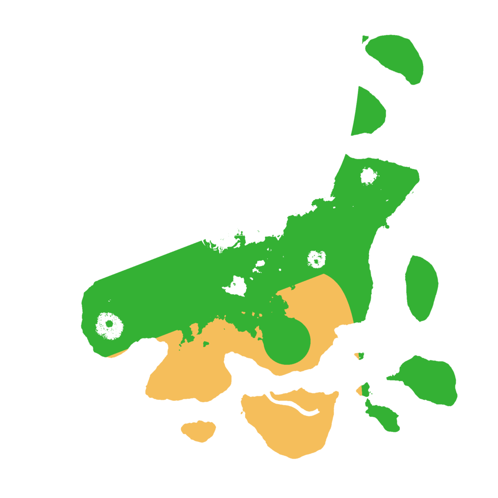 Biome Rust Map: Procedural Map, Size: 2800, Seed: 613912533