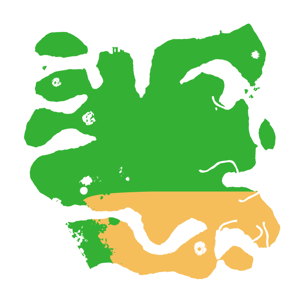 Biome Rust Map: Procedural Map, Size: 3500, Seed: 4324511