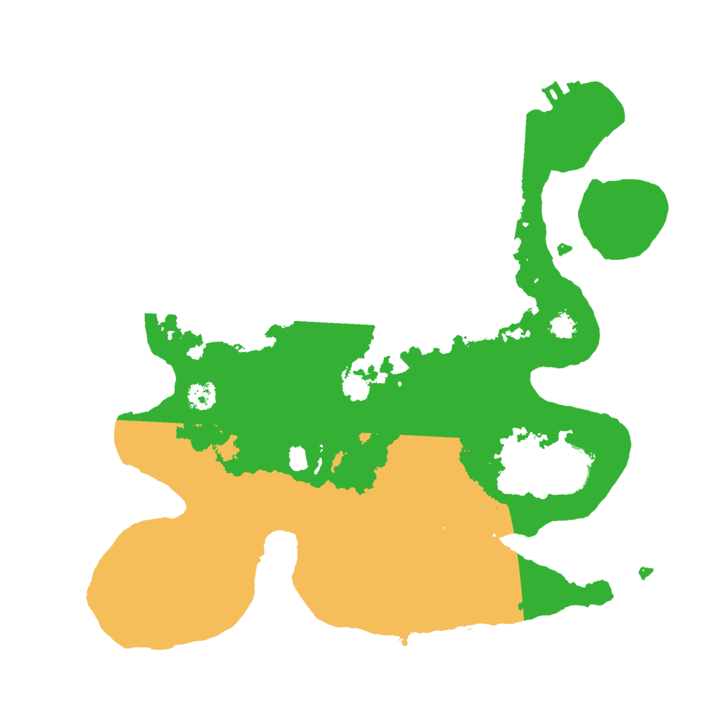 Biome Rust Map: Procedural Map, Size: 2600, Seed: 18