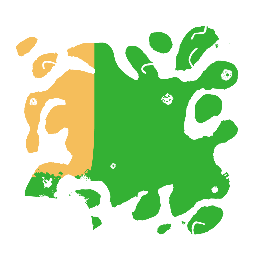 Biome Rust Map: Procedural Map, Size: 3500, Seed: 297182557