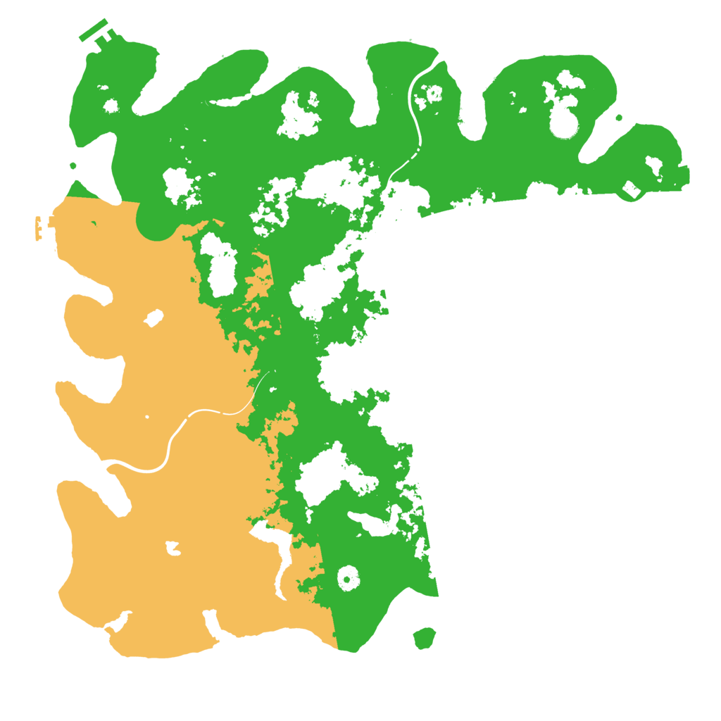 Biome Rust Map: Procedural Map, Size: 4500, Seed: 2046455280