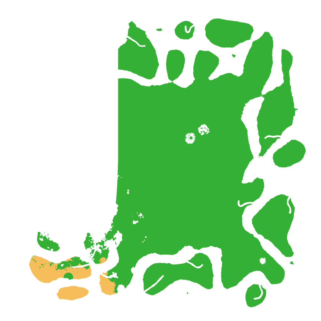 Biome Rust Map: Procedural Map, Size: 4500, Seed: 39864