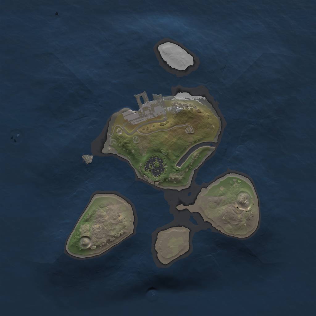 Rust Map: Procedural Map, Size: 1609, Seed: 20120512, 7 Monuments