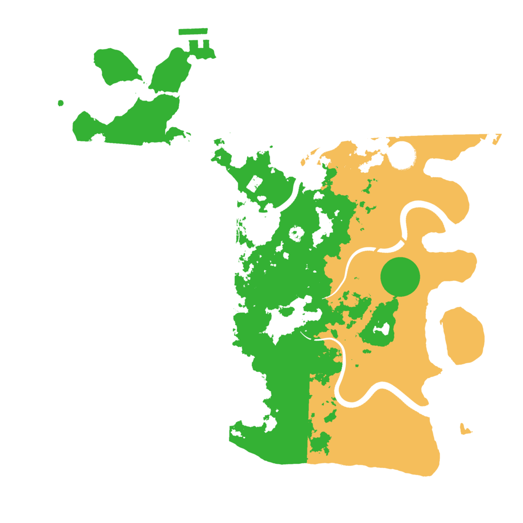 Biome Rust Map: Procedural Map, Size: 3500, Seed: 453153148