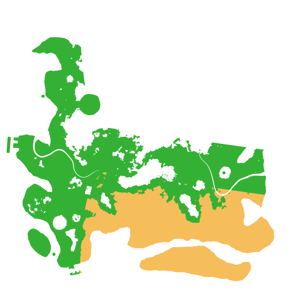 Biome Rust Map: Procedural Map, Size: 3750, Seed: 19158049