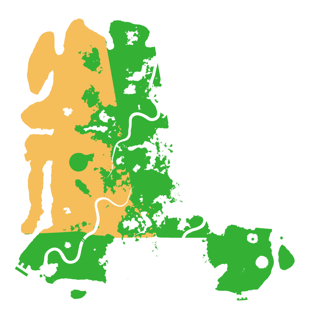 Biome Rust Map: Procedural Map, Size: 4500, Seed: 108415