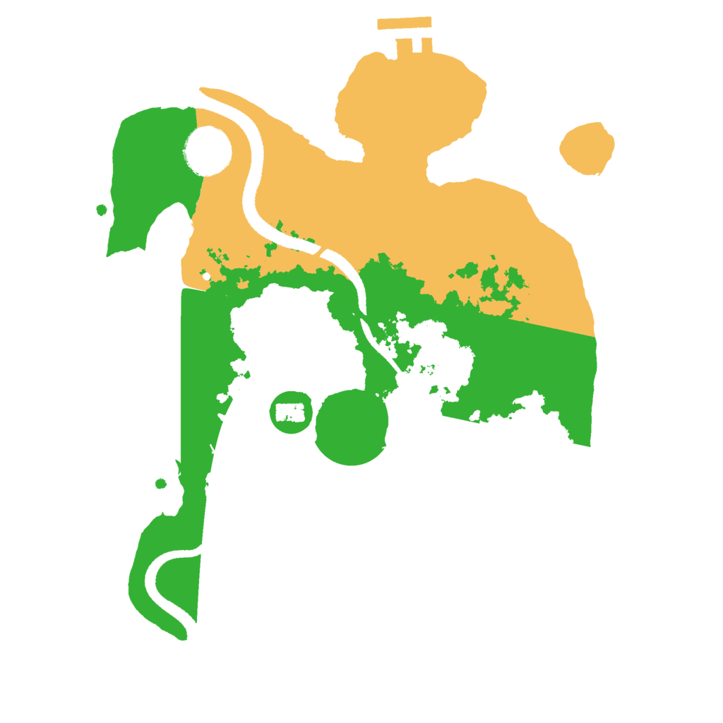 Biome Rust Map: Procedural Map, Size: 2700, Seed: 1514915042