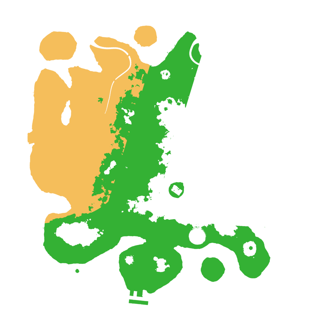 Biome Rust Map: Procedural Map, Size: 3250, Seed: 90298372