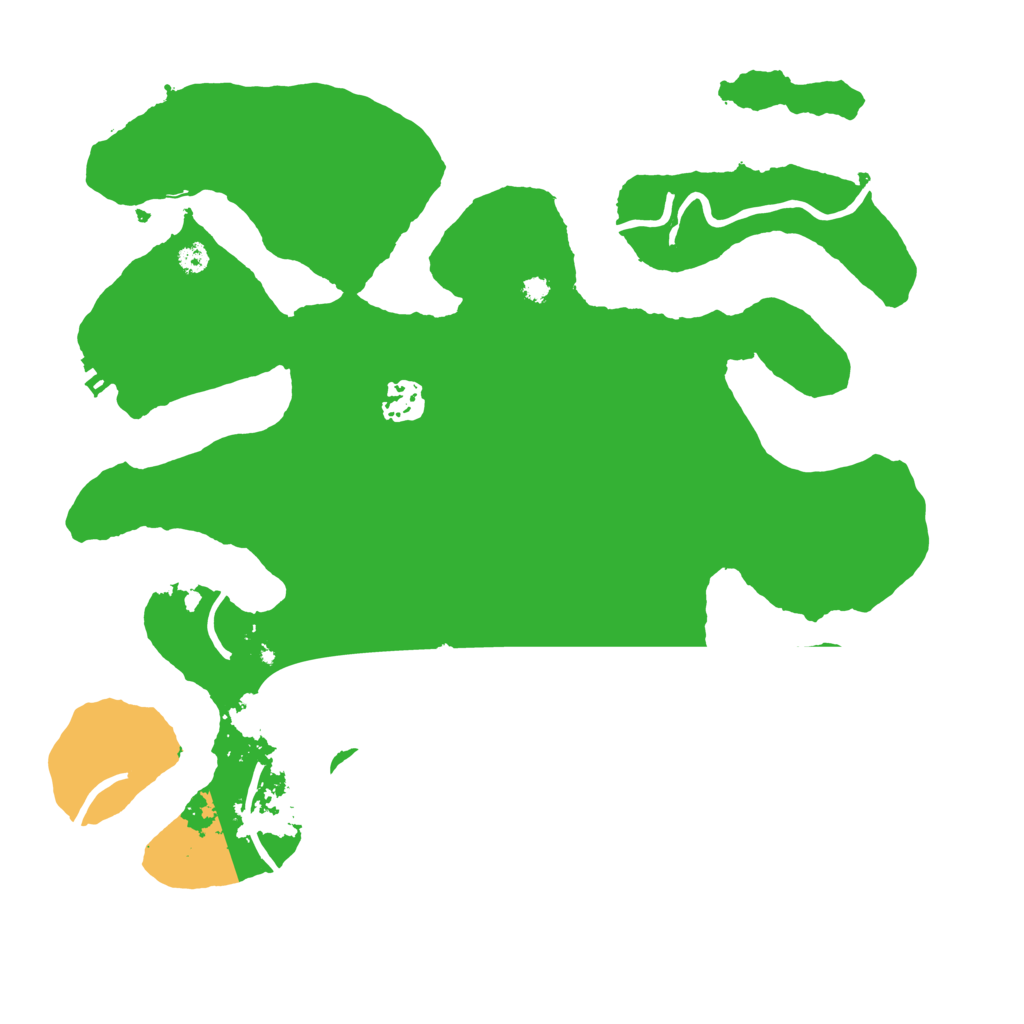 Biome Rust Map: Procedural Map, Size: 3500, Seed: 750653110