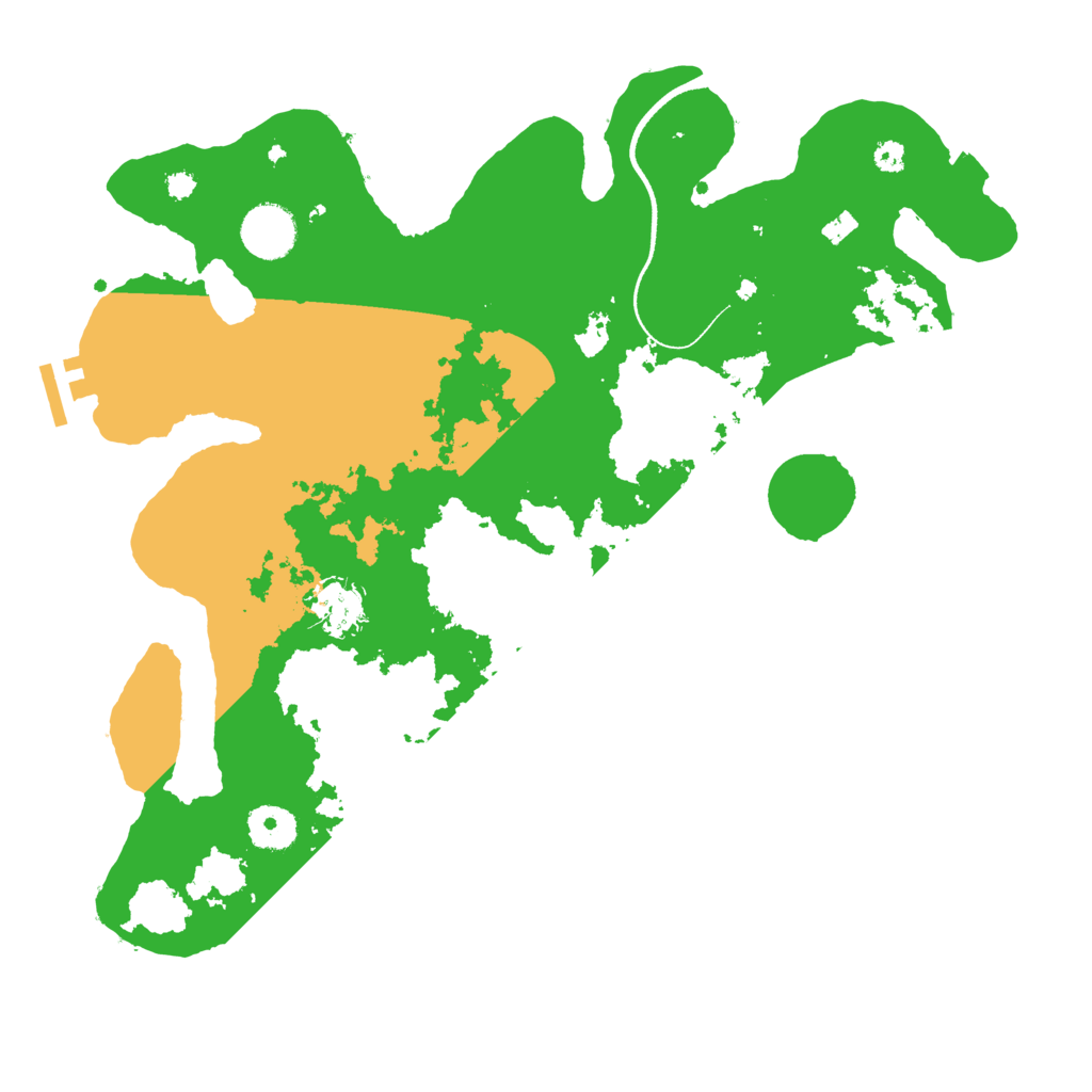 Biome Rust Map: Procedural Map, Size: 3500, Seed: 165681559
