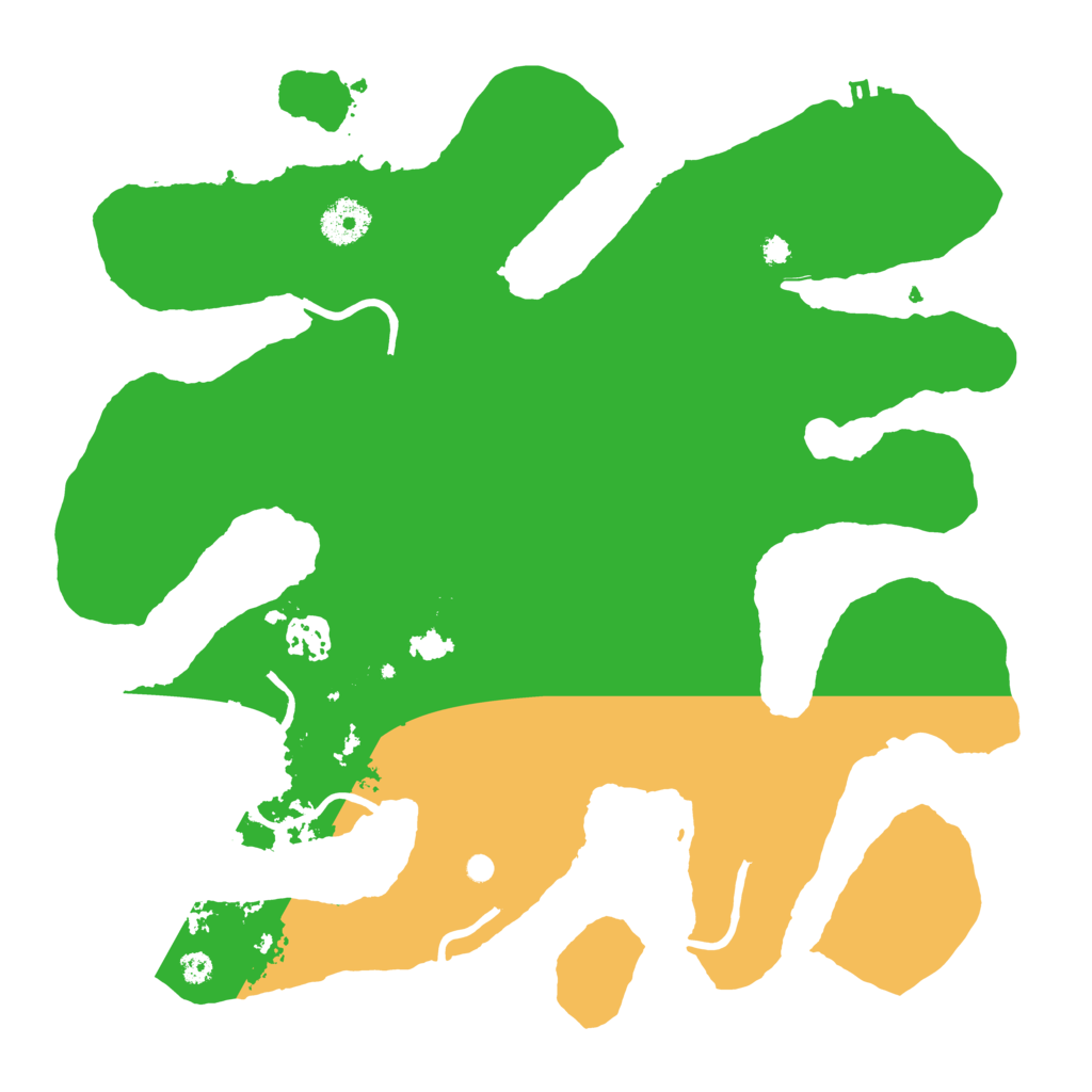 Biome Rust Map: Procedural Map, Size: 3500, Seed: 1622064976