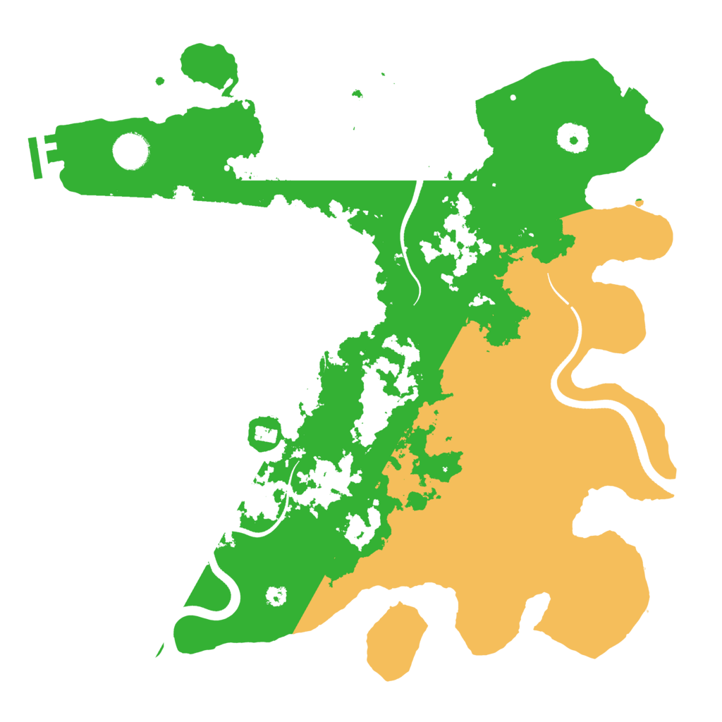 Biome Rust Map: Procedural Map, Size: 3500, Seed: 1622064976