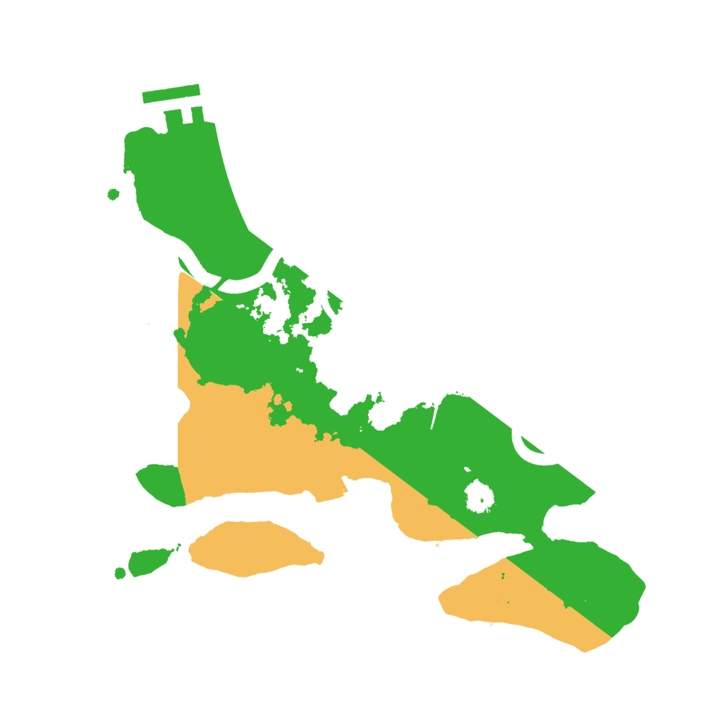 Biome Rust Map: Procedural Map, Size: 2500, Seed: 603082205