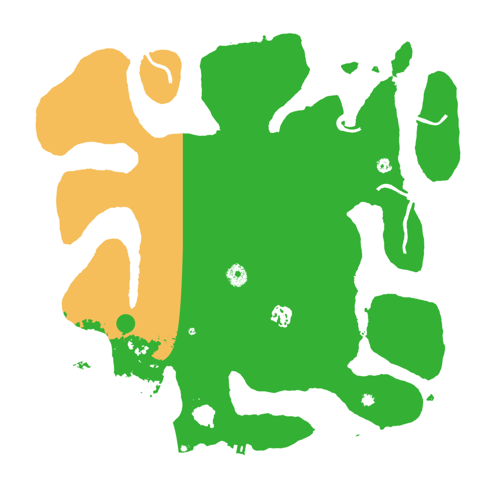 Biome Rust Map: Procedural Map, Size: 3500, Seed: 654186841