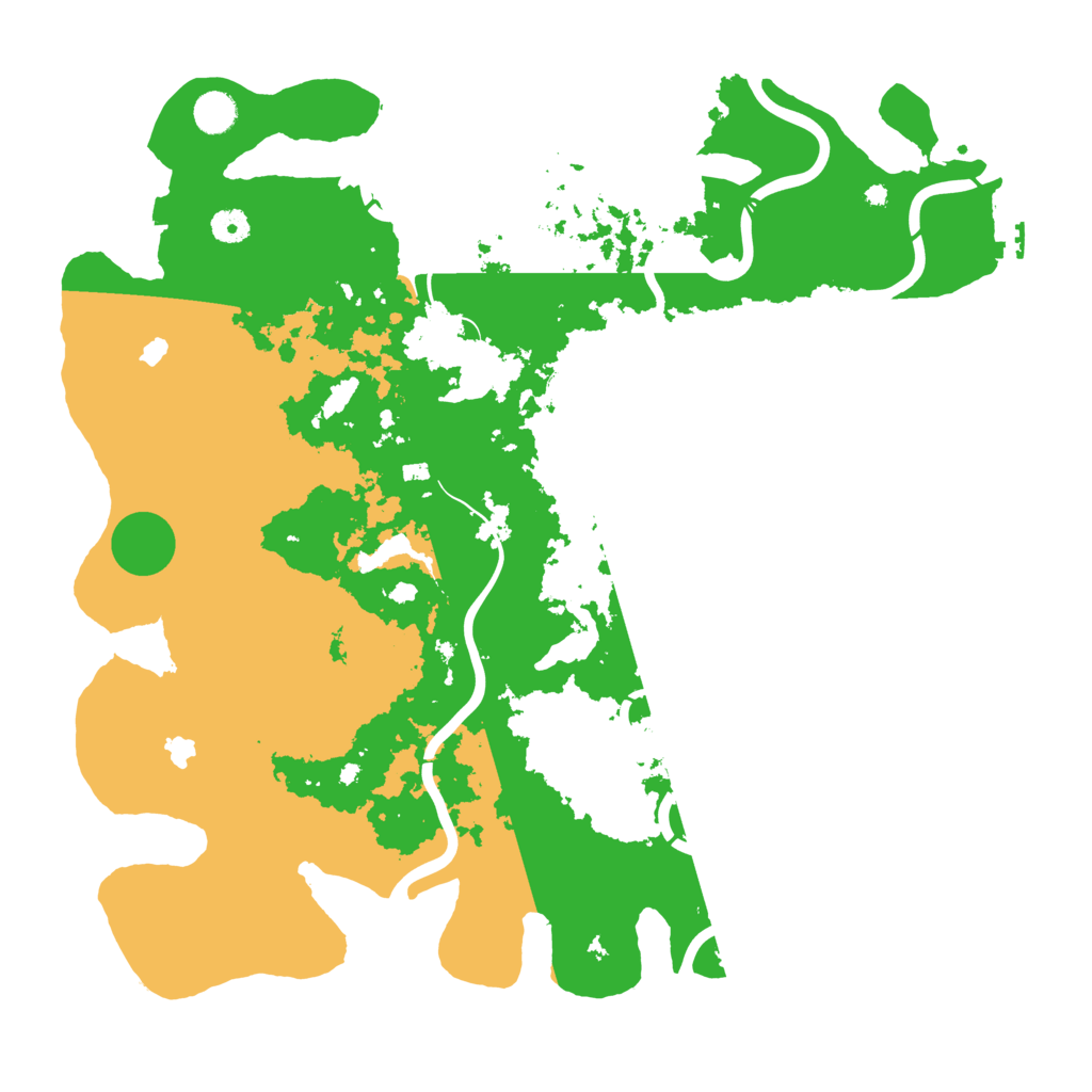 Biome Rust Map: Procedural Map, Size: 4500, Seed: 52341