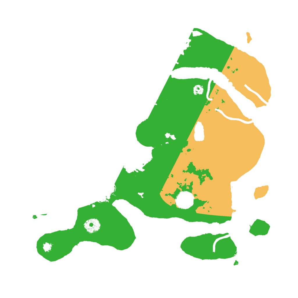 Biome Rust Map: Procedural Map, Size: 3000, Seed: 1828877592