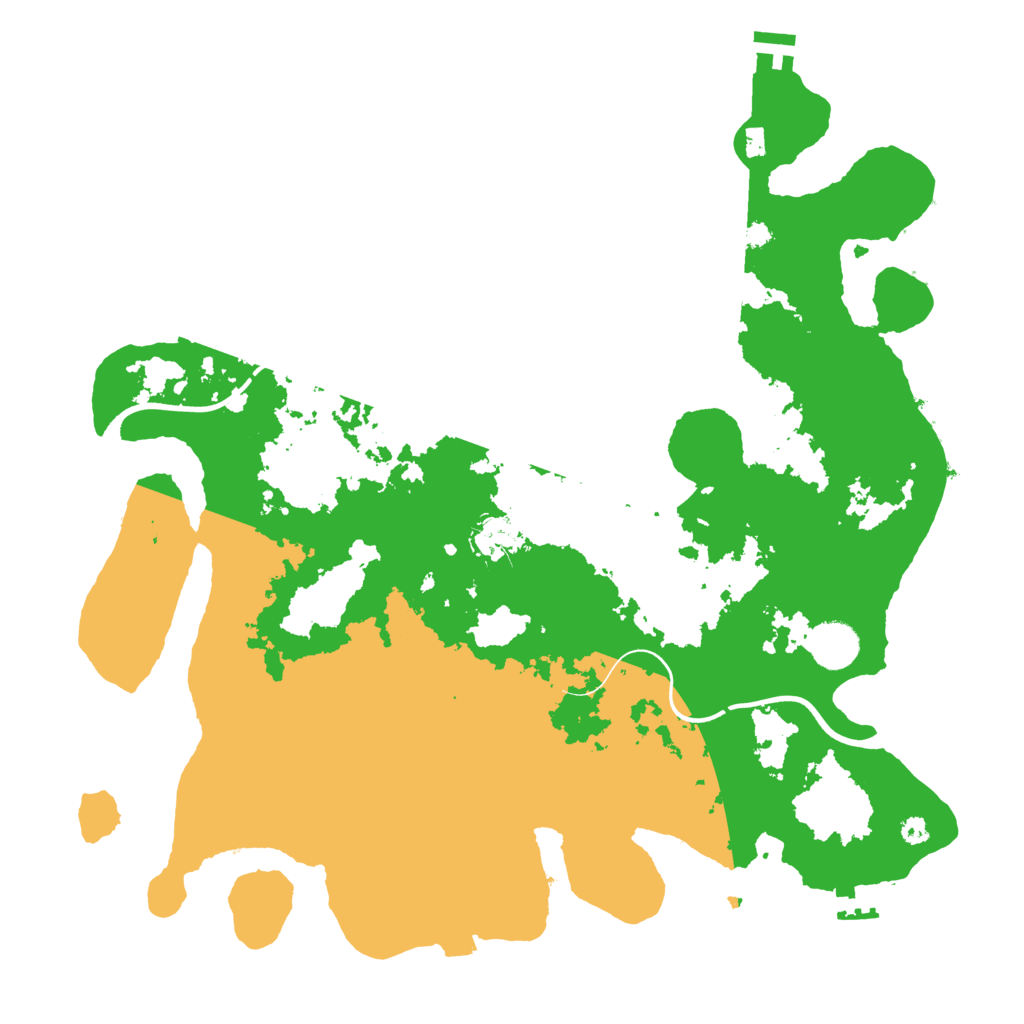 Biome Rust Map: Procedural Map, Size: 3750, Seed: 1377