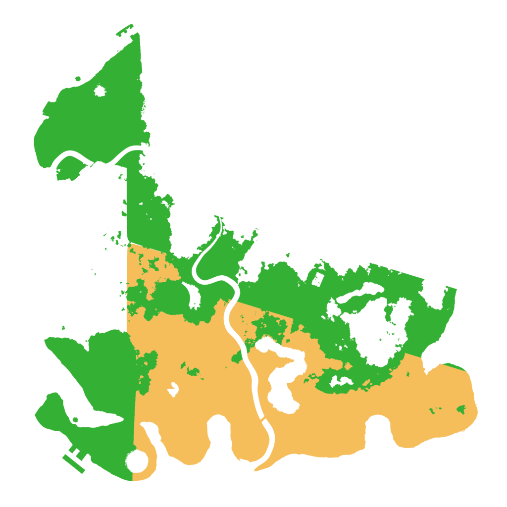 Biome Rust Map: Procedural Map, Size: 4000, Seed: 4475124