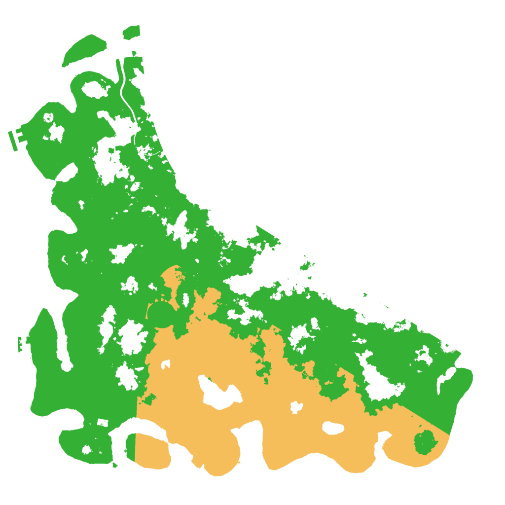 Biome Rust Map: Procedural Map, Size: 5000, Seed: 46875319