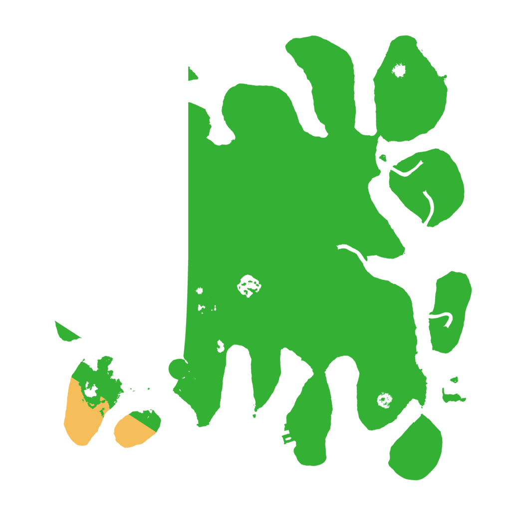 Biome Rust Map: Procedural Map, Size: 3500, Seed: 1941208619