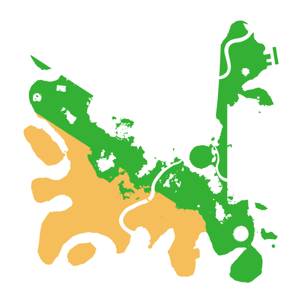 Biome Rust Map: Procedural Map, Size: 3500, Seed: 1941208619