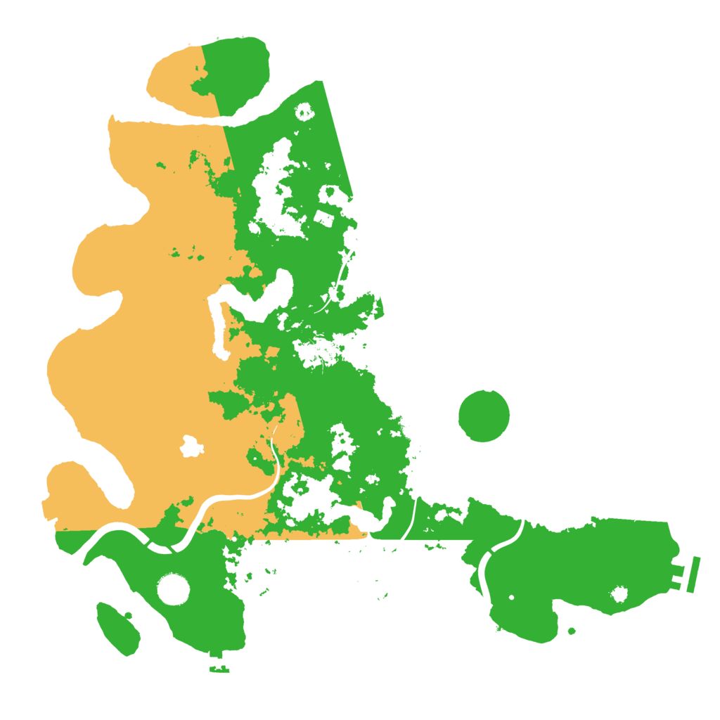Biome Rust Map: Procedural Map, Size: 4000, Seed: 499