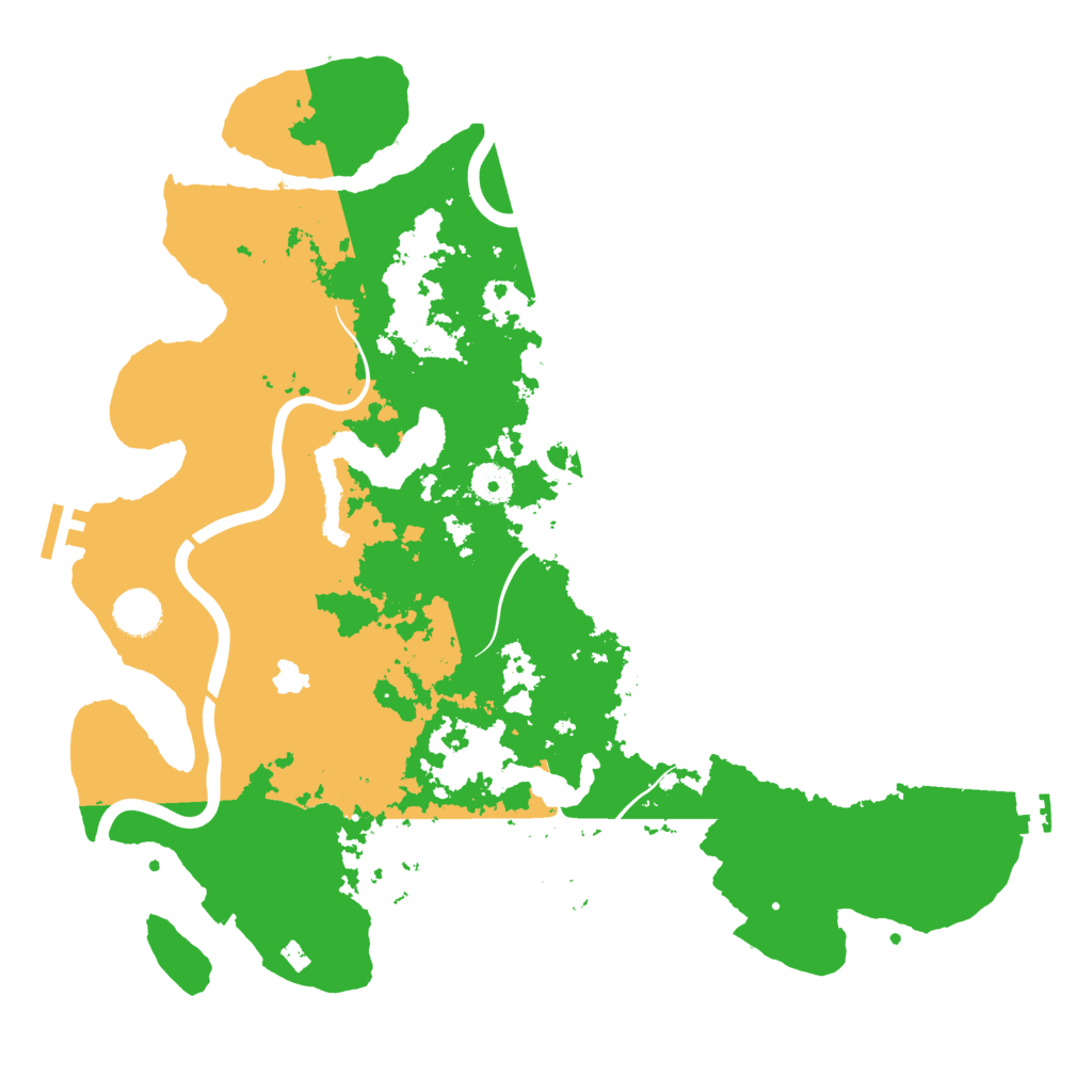 Biome Rust Map: Procedural Map, Size: 4000, Seed: 499
