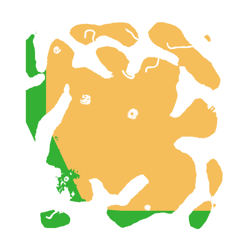 Biome Rust Map: Procedural Map, Size: 3500, Seed: 20210818