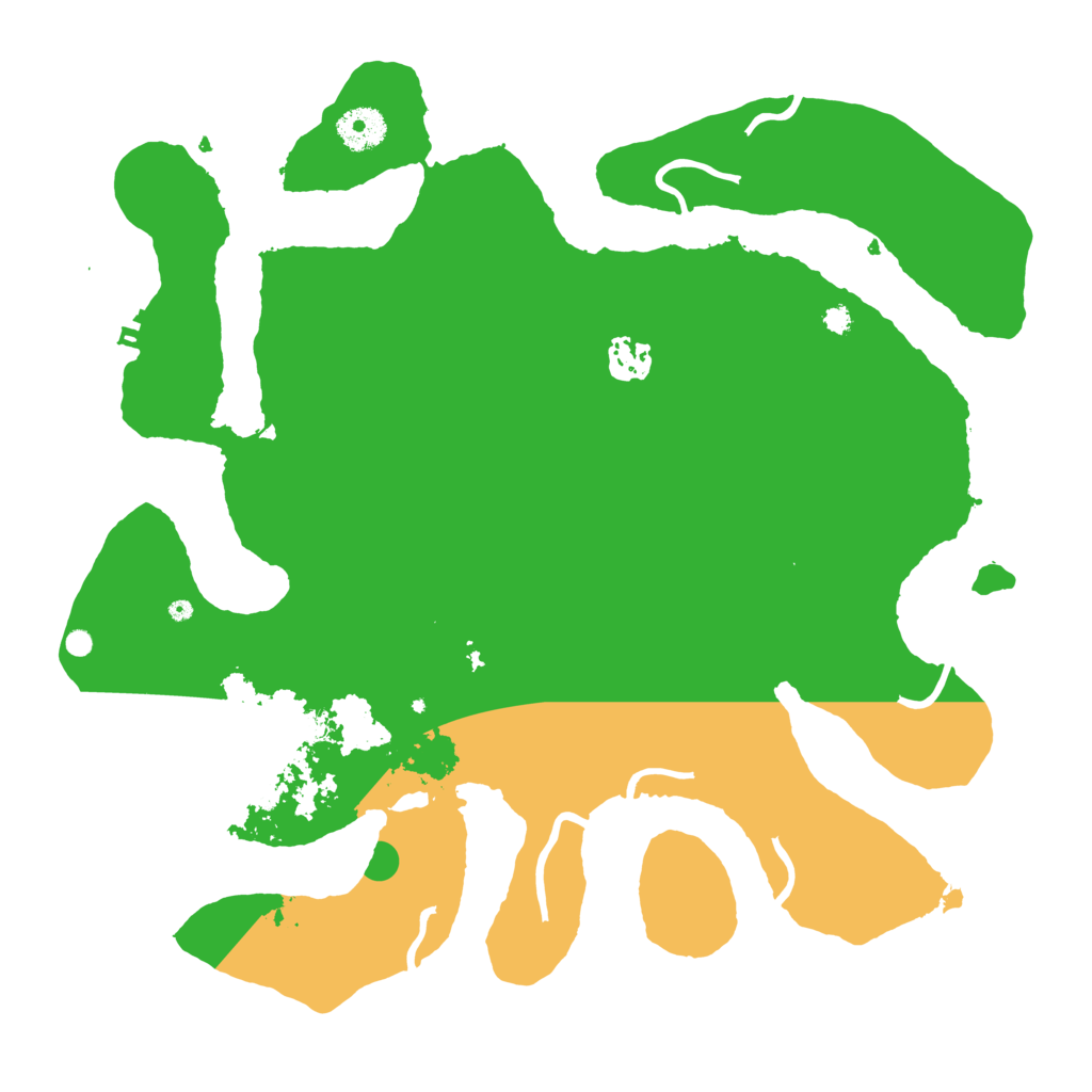 Biome Rust Map: Procedural Map, Size: 3600, Seed: 501