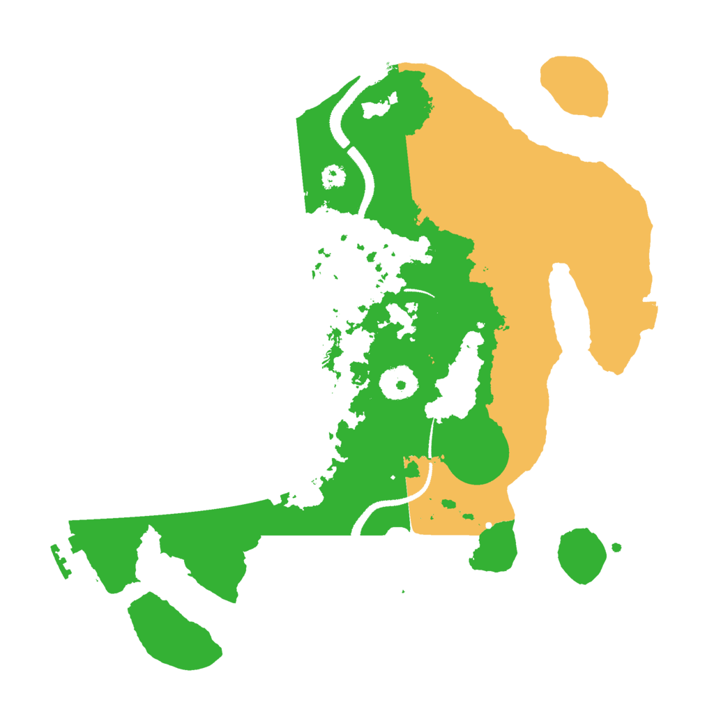 Biome Rust Map: Procedural Map, Size: 3000, Seed: 26432