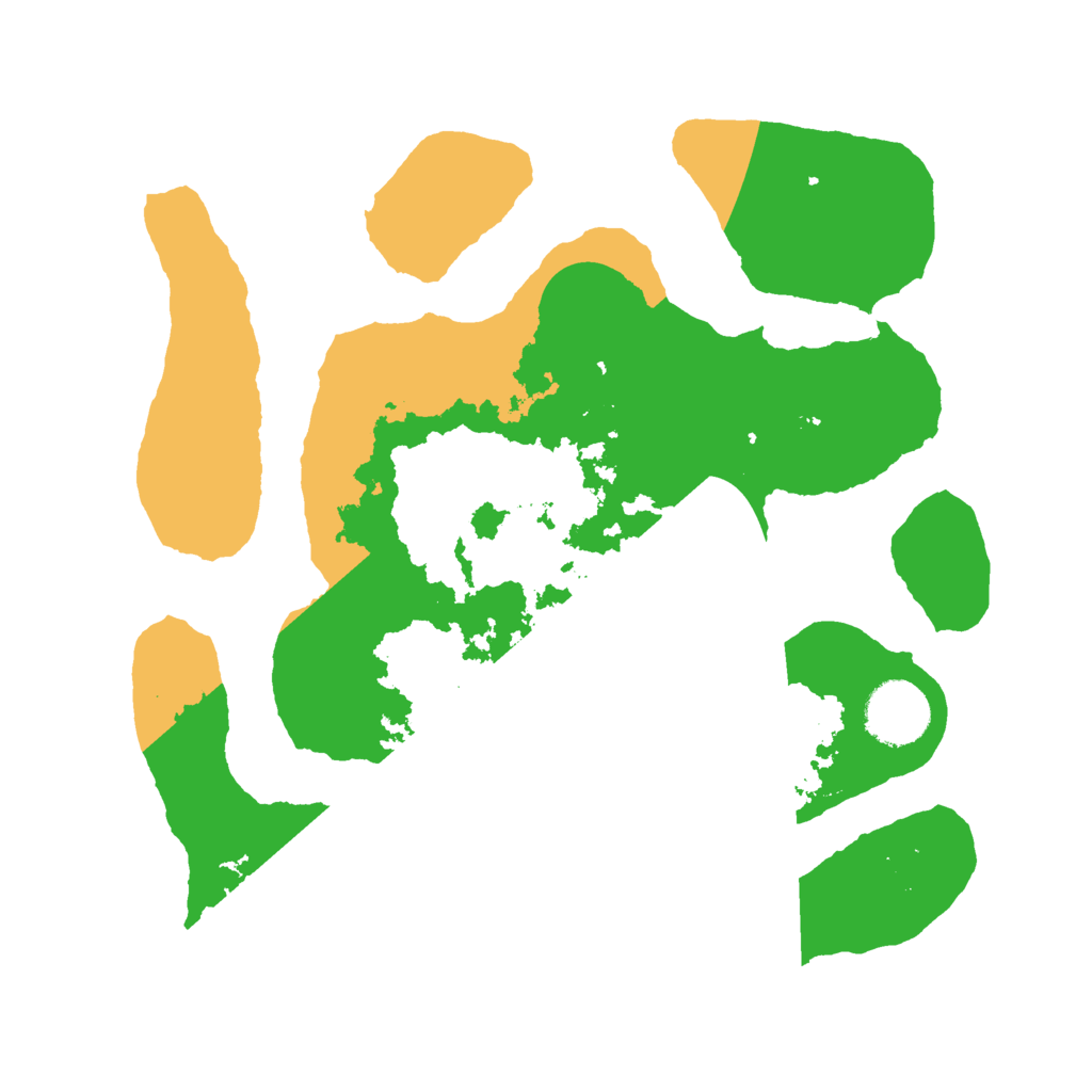 Biome Rust Map: Barren, Size: 3000, Seed: 44946