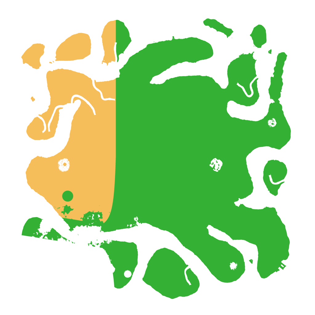 Biome Rust Map: Procedural Map, Size: 3800, Seed: 487453