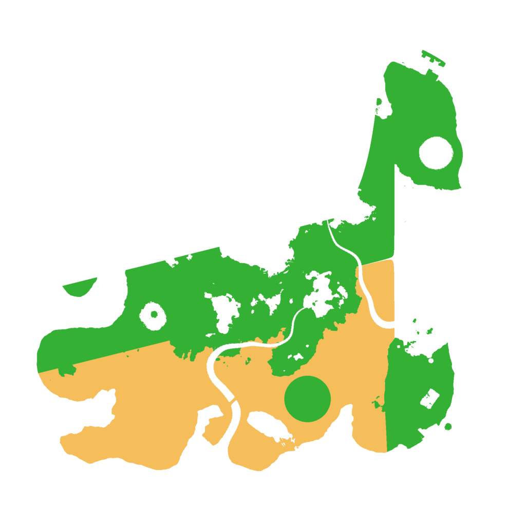 Biome Rust Map: Procedural Map, Size: 3000, Seed: 69938745