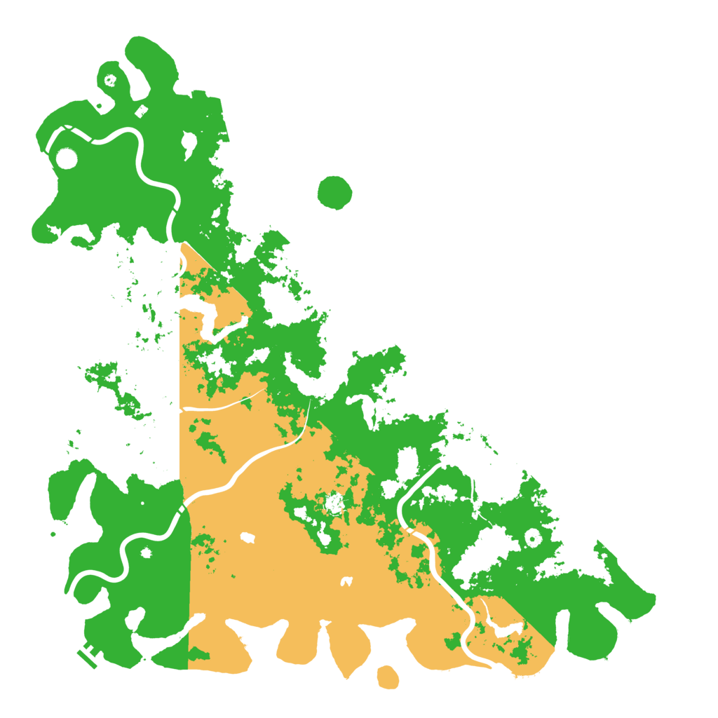 Biome Rust Map: Procedural Map, Size: 6000, Seed: 42569