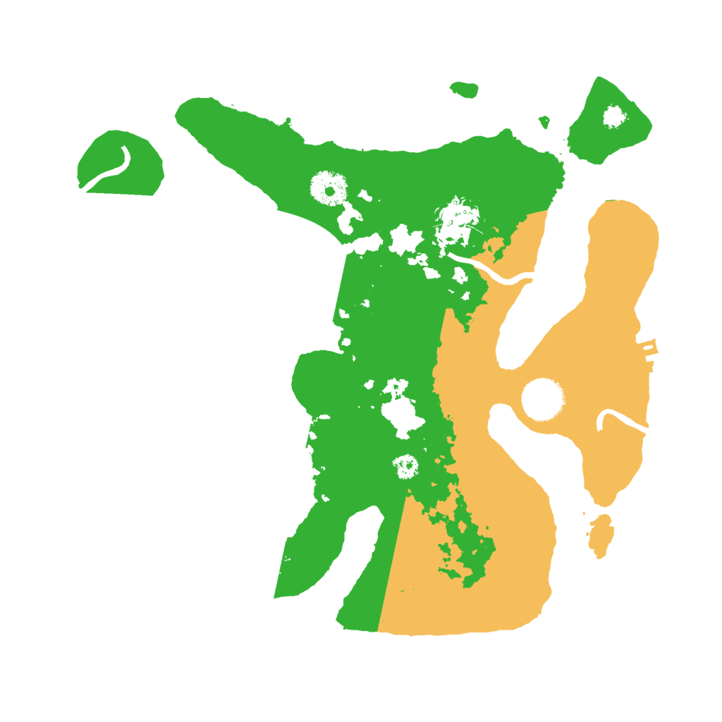 Biome Rust Map: Procedural Map, Size: 3000, Seed: 493722803