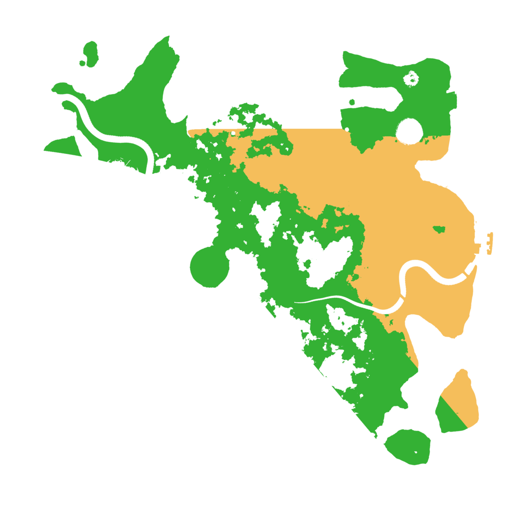 Biome Rust Map: Procedural Map, Size: 3500, Seed: 352146978