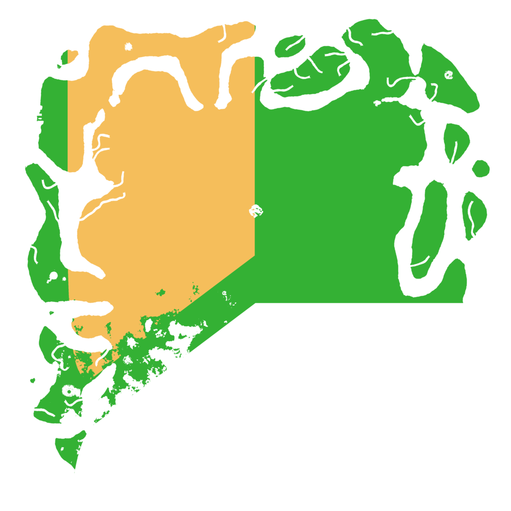 Biome Rust Map: Procedural Map, Size: 6000, Seed: 141717