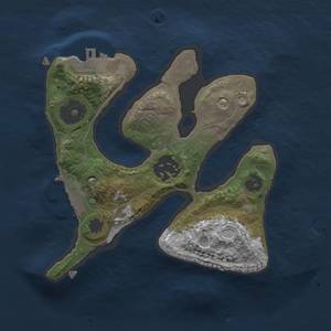 Thumbnail Rust Map: Procedural Map, Size: 2000, Seed: 1345, 10 Monuments