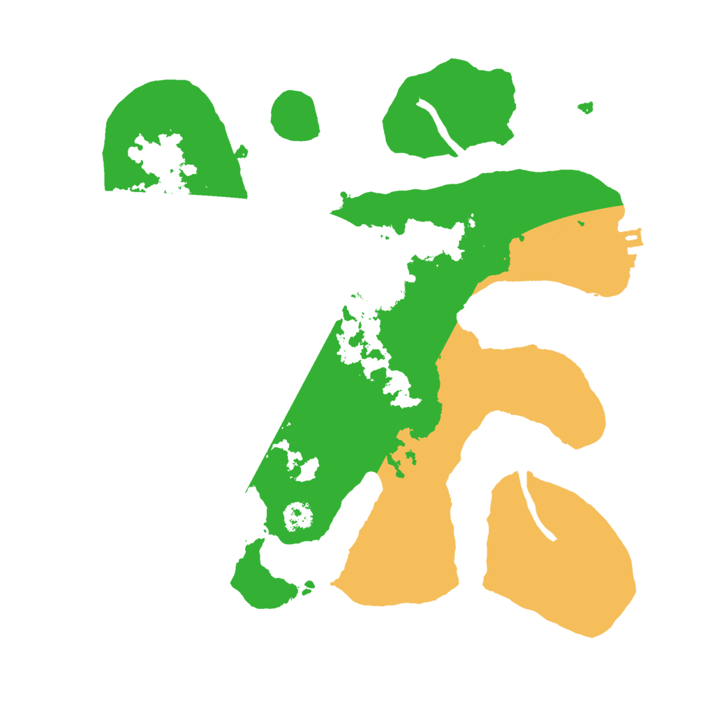 Biome Rust Map: Procedural Map, Size: 2500, Seed: 67498973