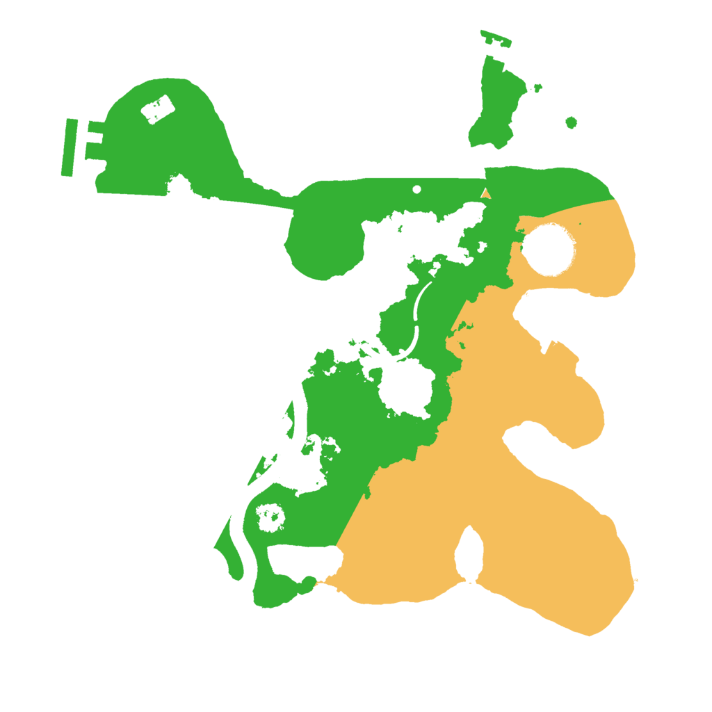 Biome Rust Map: Procedural Map, Size: 2500, Seed: 67498973