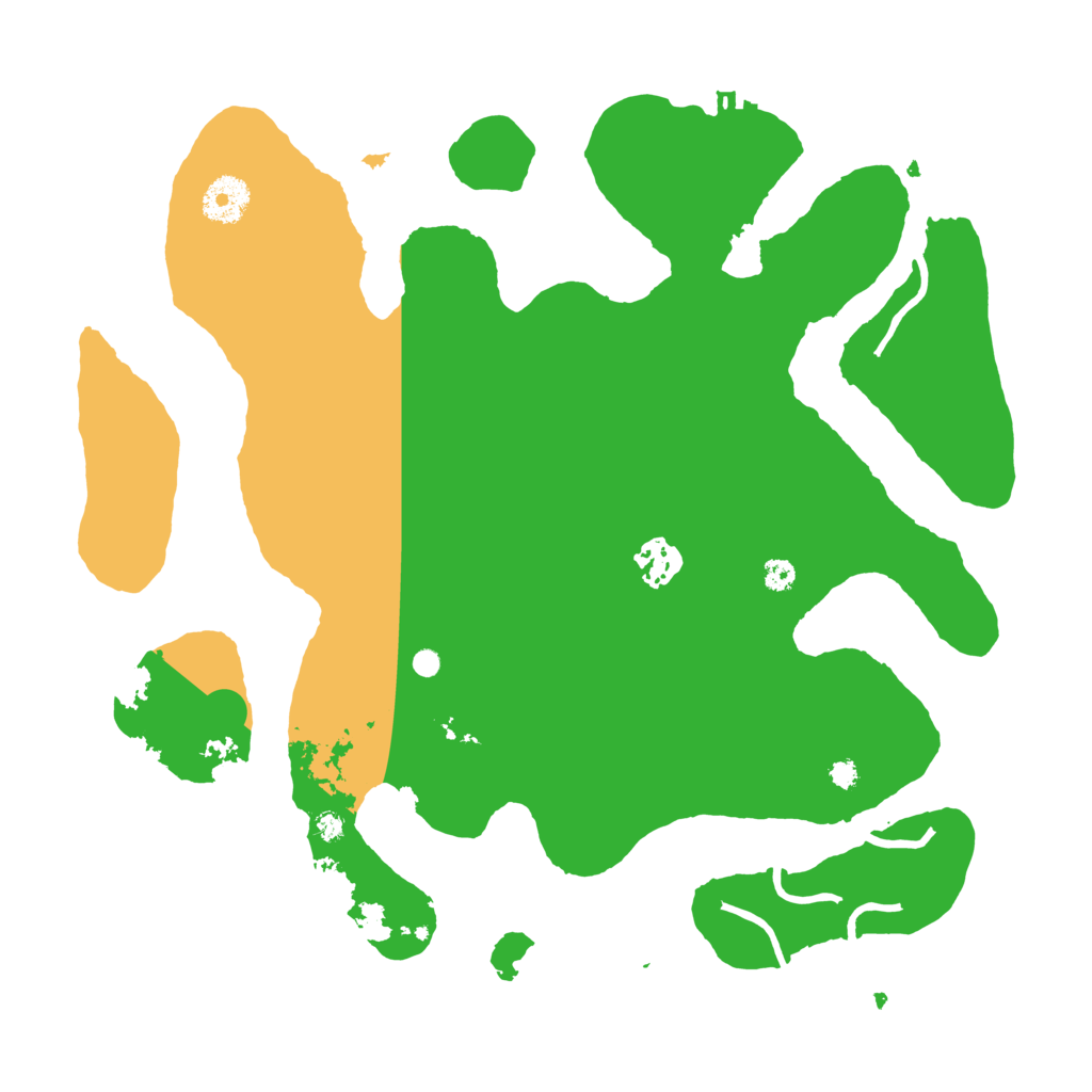 Biome Rust Map: Procedural Map, Size: 3500, Seed: 111641855