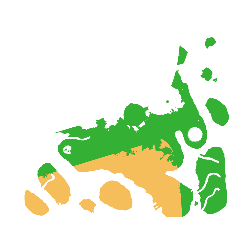 Biome Rust Map: Procedural Map, Size: 3000, Seed: 813195885