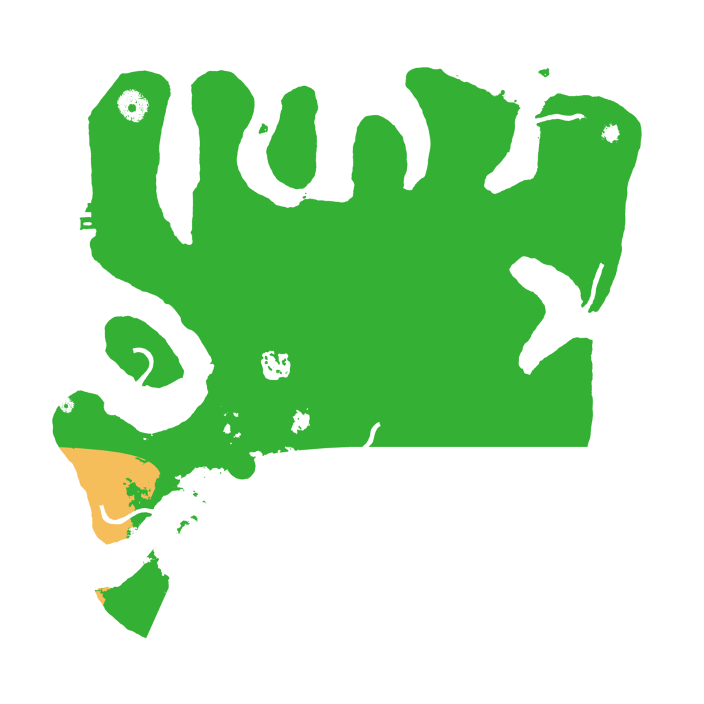 Biome Rust Map: Procedural Map, Size: 3500, Seed: 1243417548